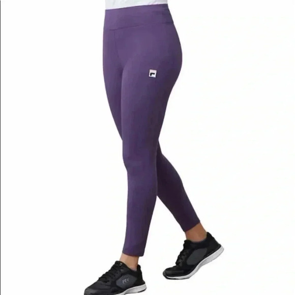 🆕Fila High Waist Leggings Purple XS🆕 - Picture 1 of 6
